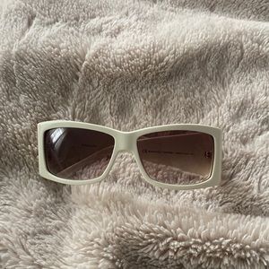 Dior cream colored sunglasses